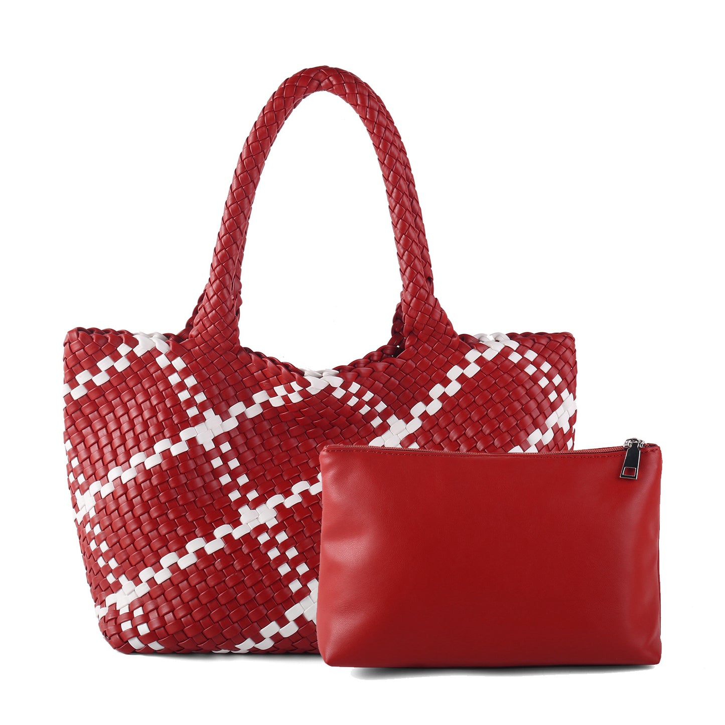 Women's Woven Letter Oversized Large Portable Simple Bags