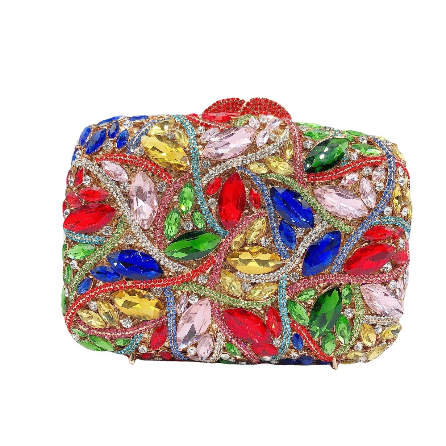Women's Strictly Selected Diamond Banquet Clutch Glass Bags