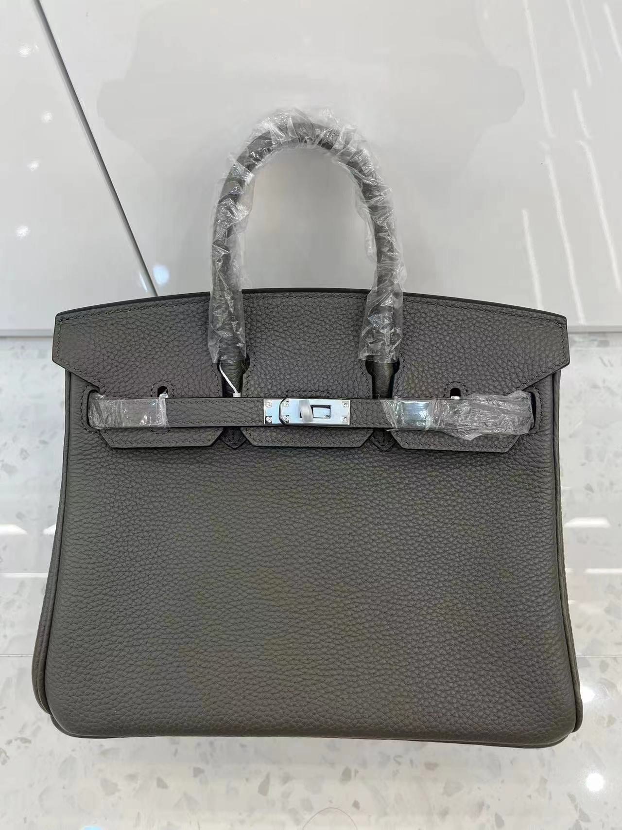 Women's Leather Line Imported Calfskin Lychee Pattern Bags