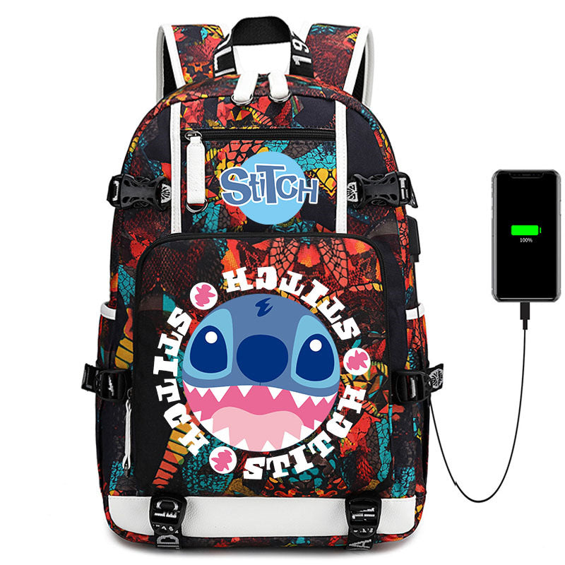 Caddy Cartoon Stitch Boy Four Or Backpacks
