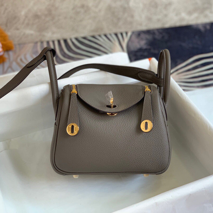 Women's Lindi Layer Cowhide Leather Doctor Elegant Crossbody Bags