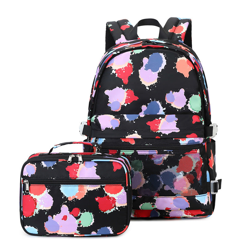Wind Two-piece Sweet Lady High Printing Backpacks