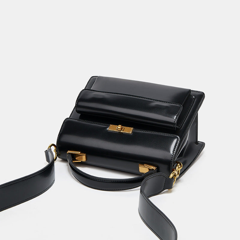 Women's Simple Versatile Fashion Wide Strap Crossbody Bags