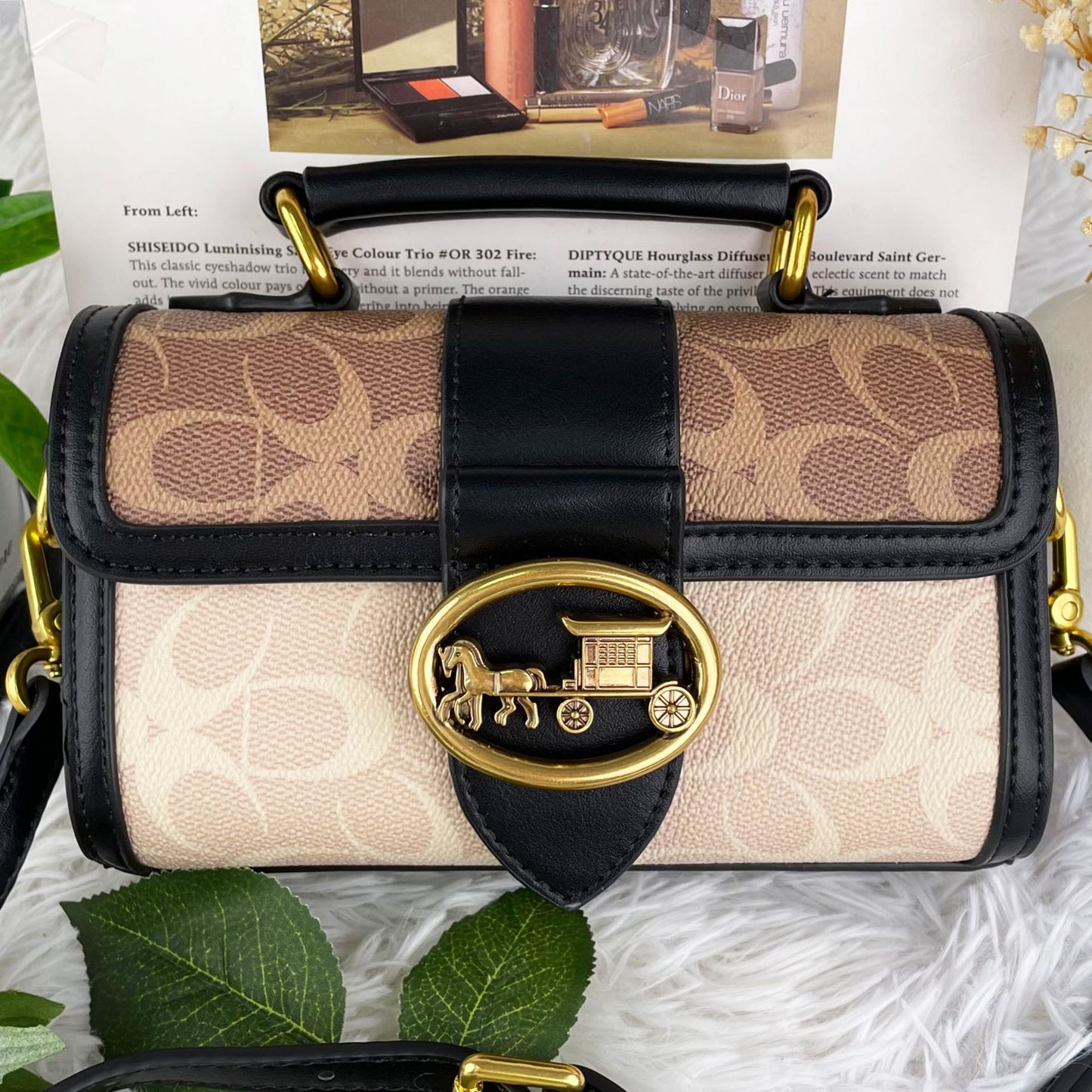Women's Simple Fashion Contrast Color Chain Premium Crossbody Bags