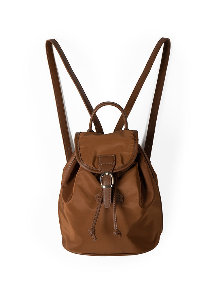 Women's Korean Style Simple Large Capacity Niche Retro Backpacks