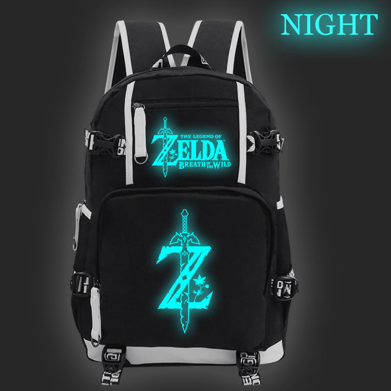Slouchy Legend Of Zelda Peripheral Printed Bags