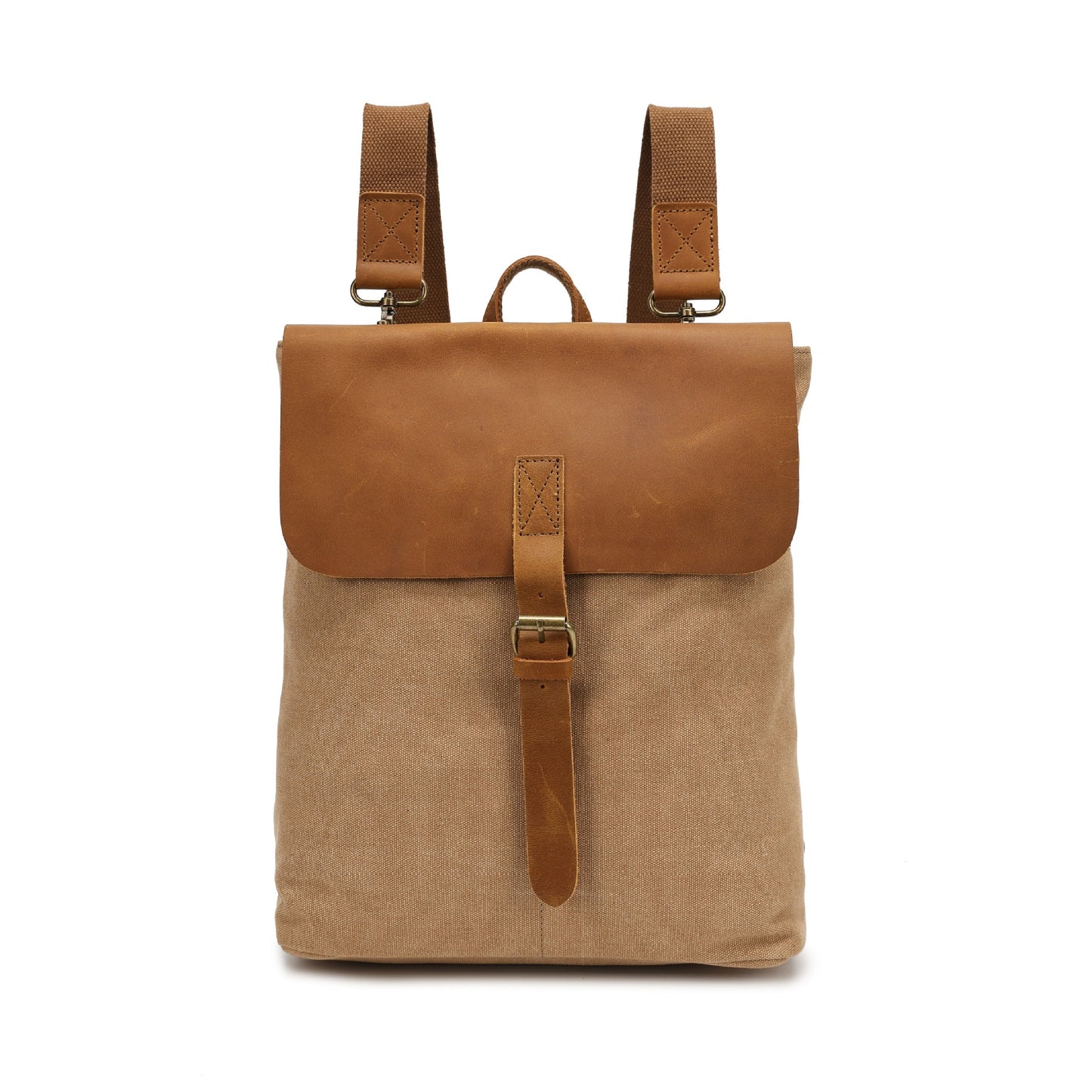 Vintage Canvas Washed With Crazy Horse Backpacks