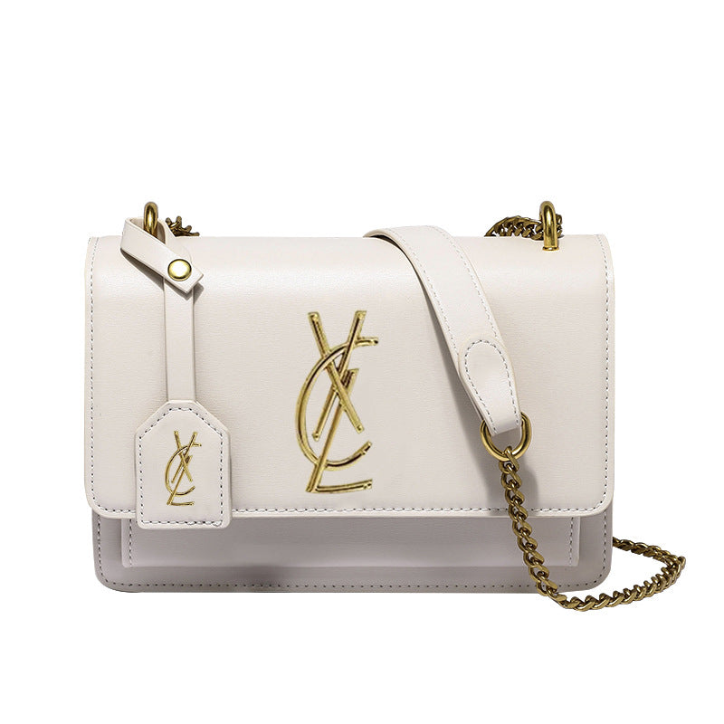 Women's Genuine Leather Fashion Chain High-grade Crossbody Bags