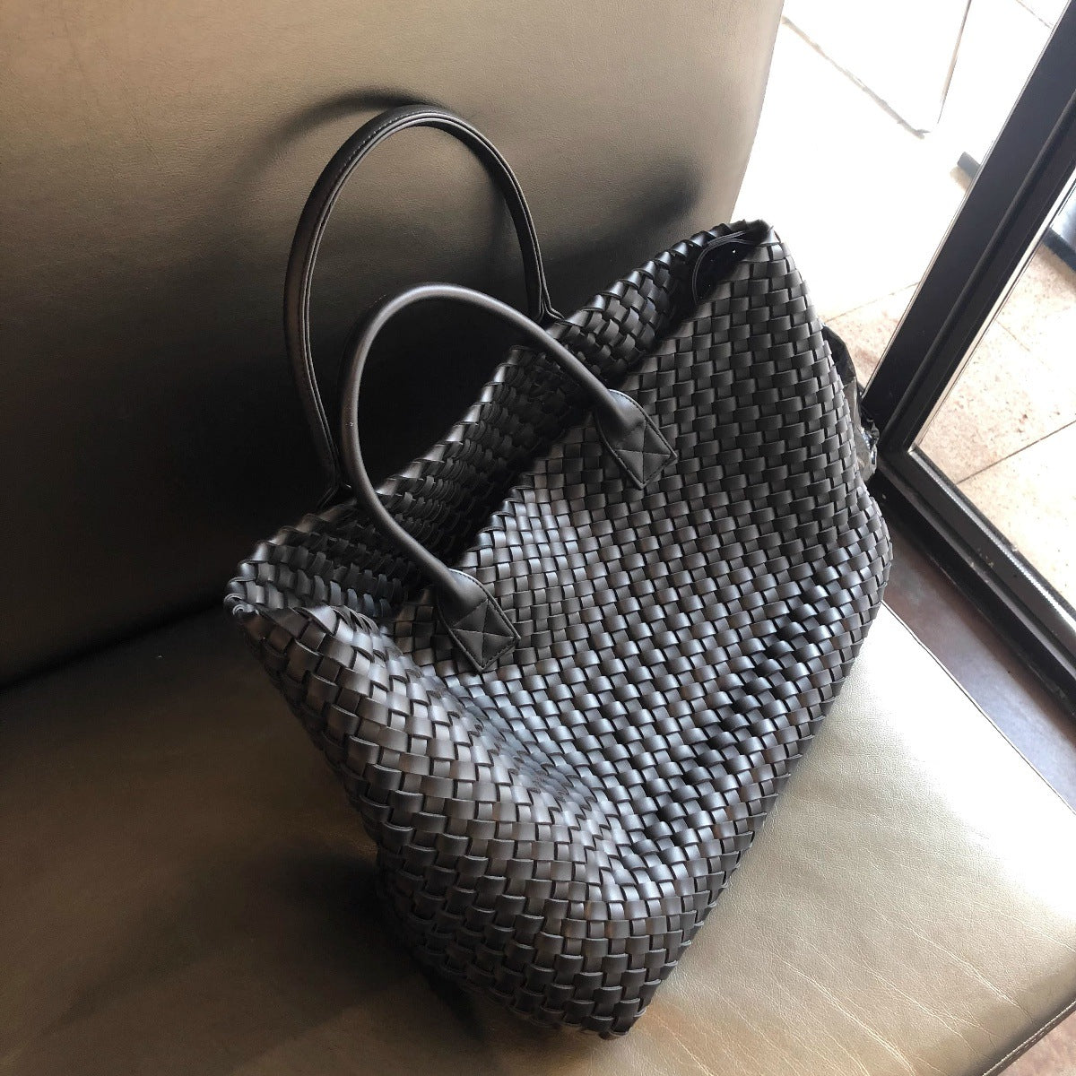 Women's Handmade Woven Big Large Capacity Fashion Shoulder Bags