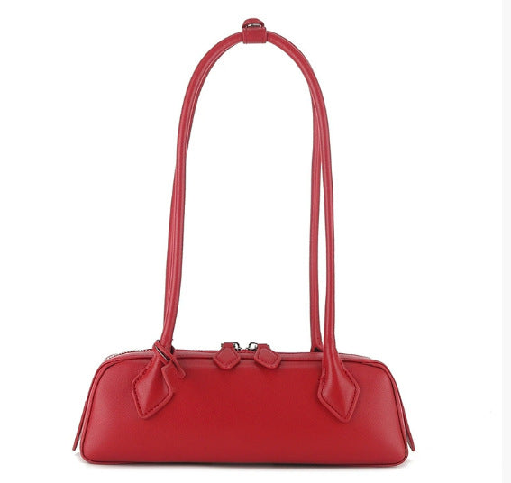 Women's Minority Vintage Underarm Baguette Genuine Leather Armpit Bags