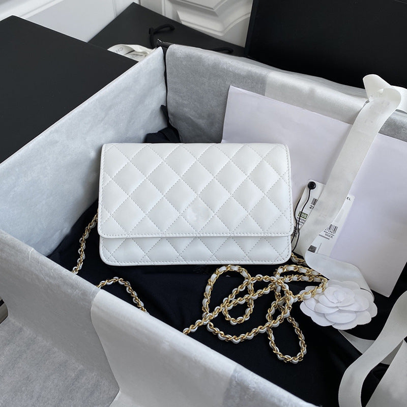 Strictly Choose Fortune Caviar Leather Magnetic Crossbody Bags