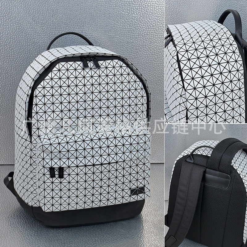 Geometric Rhombus Silicone Male Female Computer Bags