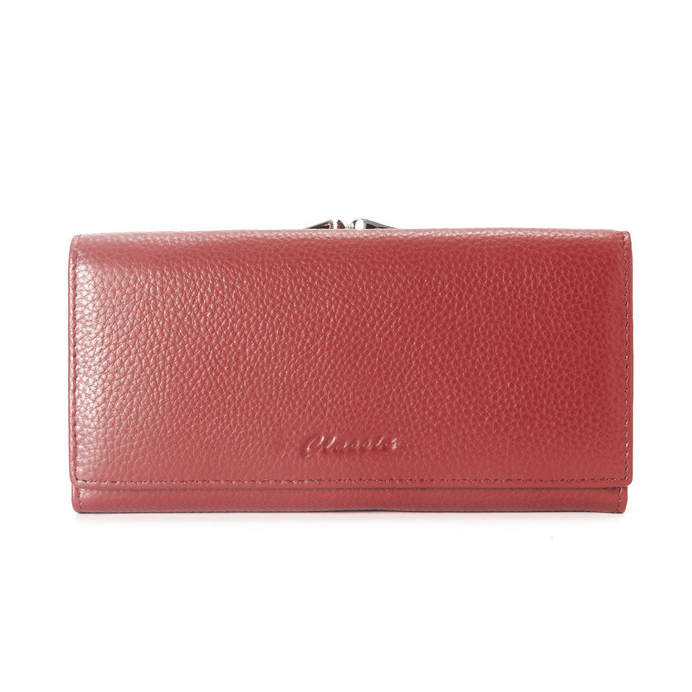 Women's Large Capacity Long Zipper First Layer Ladies Wallets