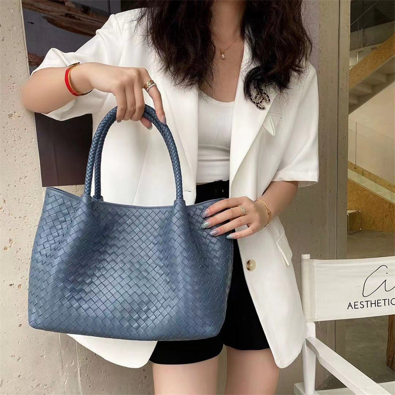 Women's Capacity Genuine Leather First Layer Soft Handbags