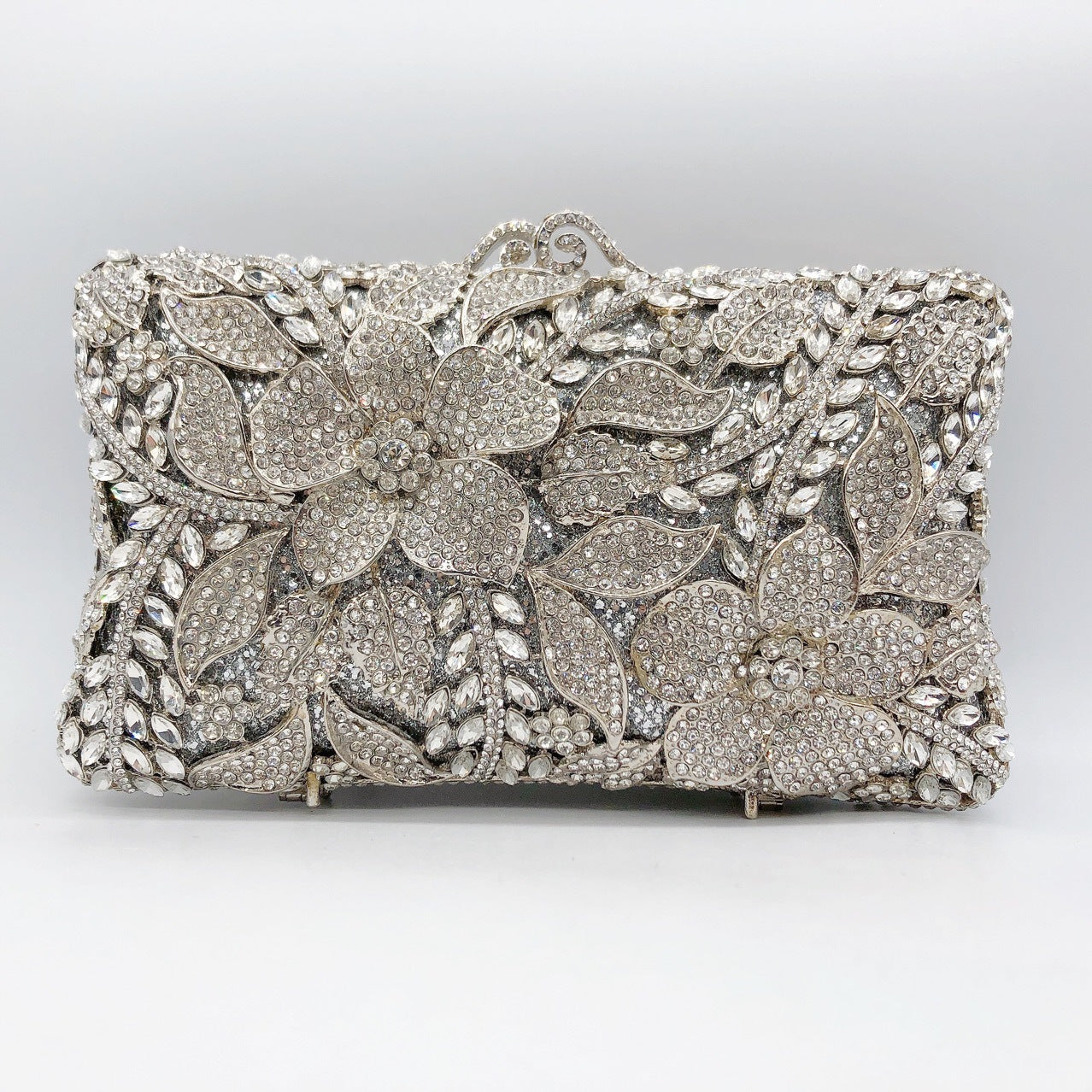 Women's Strictly Selected Flower Diamond Banquet Rhinestone Evening Bags