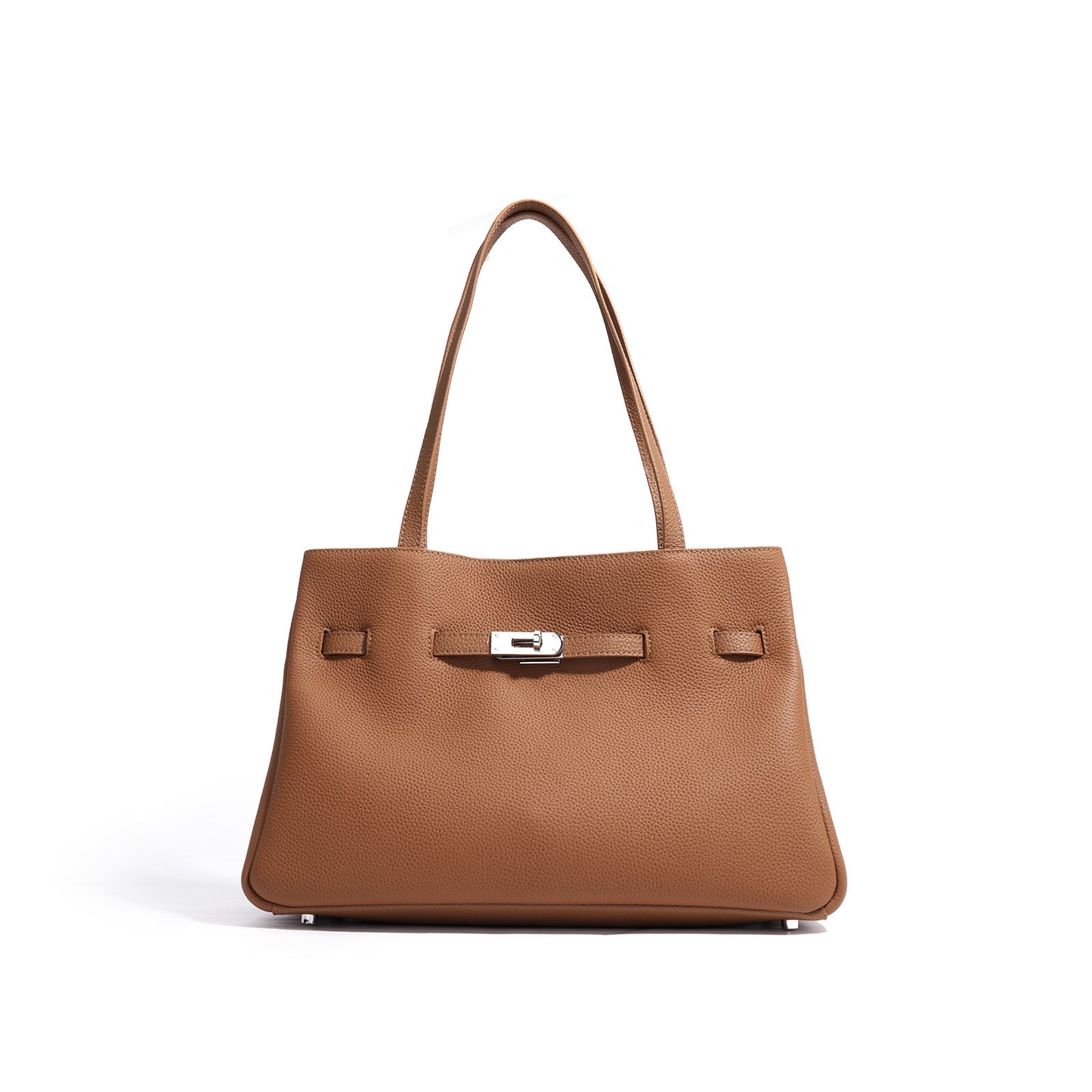 Women's Simple High-grade First Layer Cowhide Mother Shoulder Bags