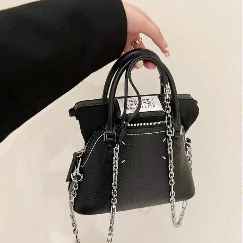 Shell Design Black White Deformation Portable Crossbody Bags