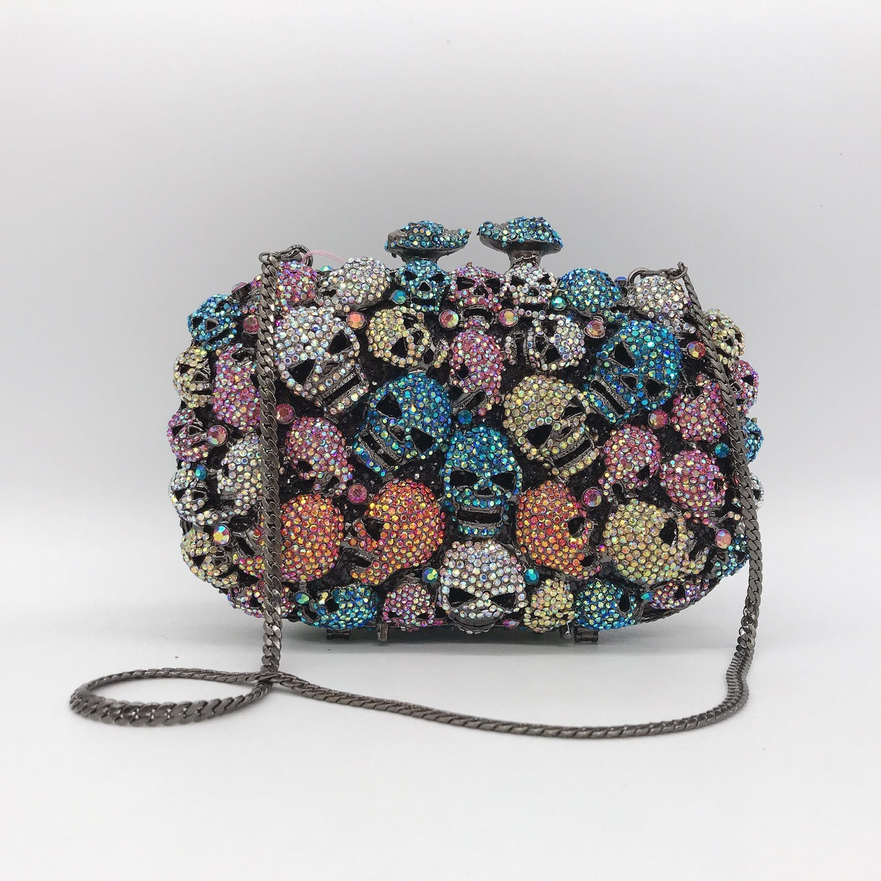 Women's Attractive Diamond Banquet Full Clutch Evening Bags