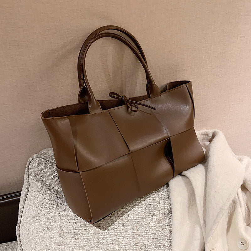 Trendy Fashion Knitting Niche Designer Large Handbags