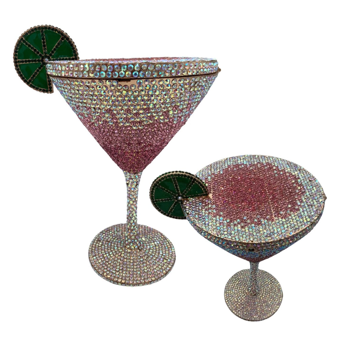 Women's Strictly Selected Cocktail Goblet Diamond Clutch Bags