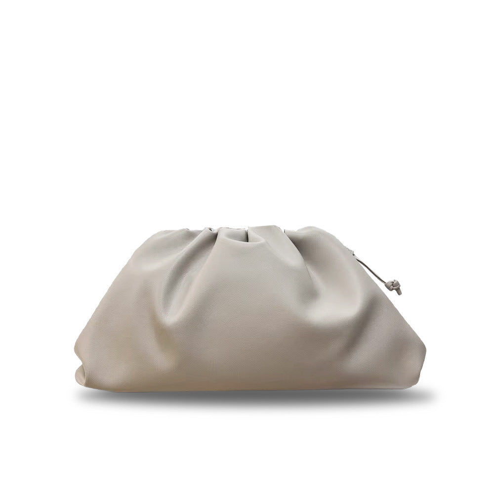 Women's Pleated Cloud Large Leather Dumpling Magnetic Crossbody Bags
