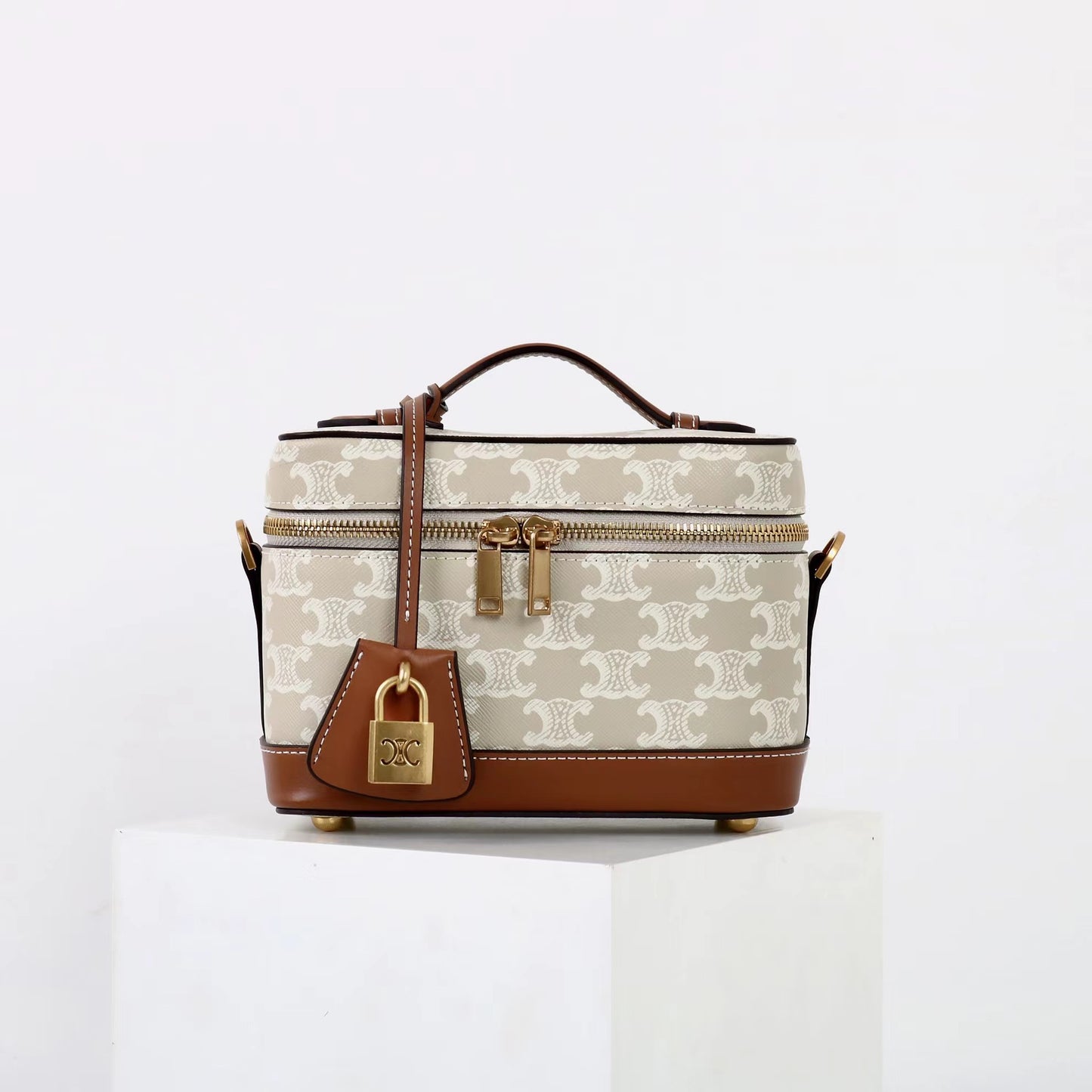 Women's Spring High-grade Portable Box Korean Minority Crossbody Bags