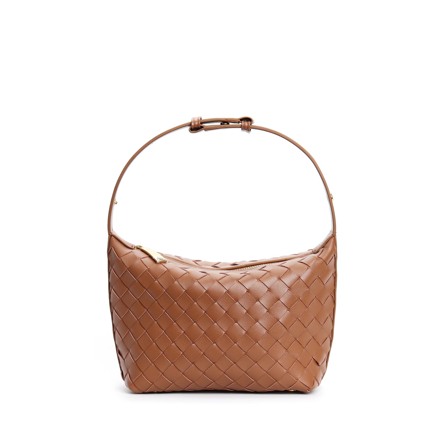 Women's Woven Dumpling Hand Niche Rhombus Single Bags