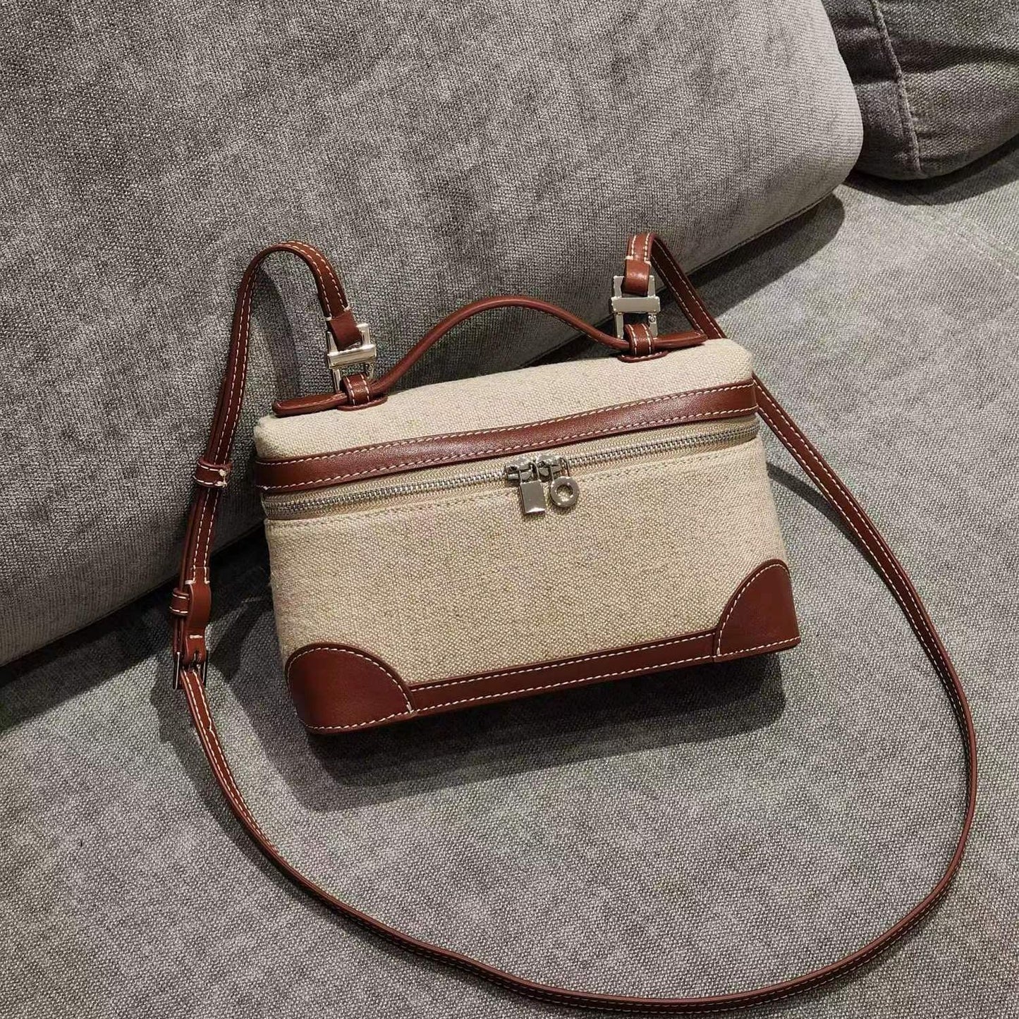 Box First Layer Cowhide Simple Fashion Handbags