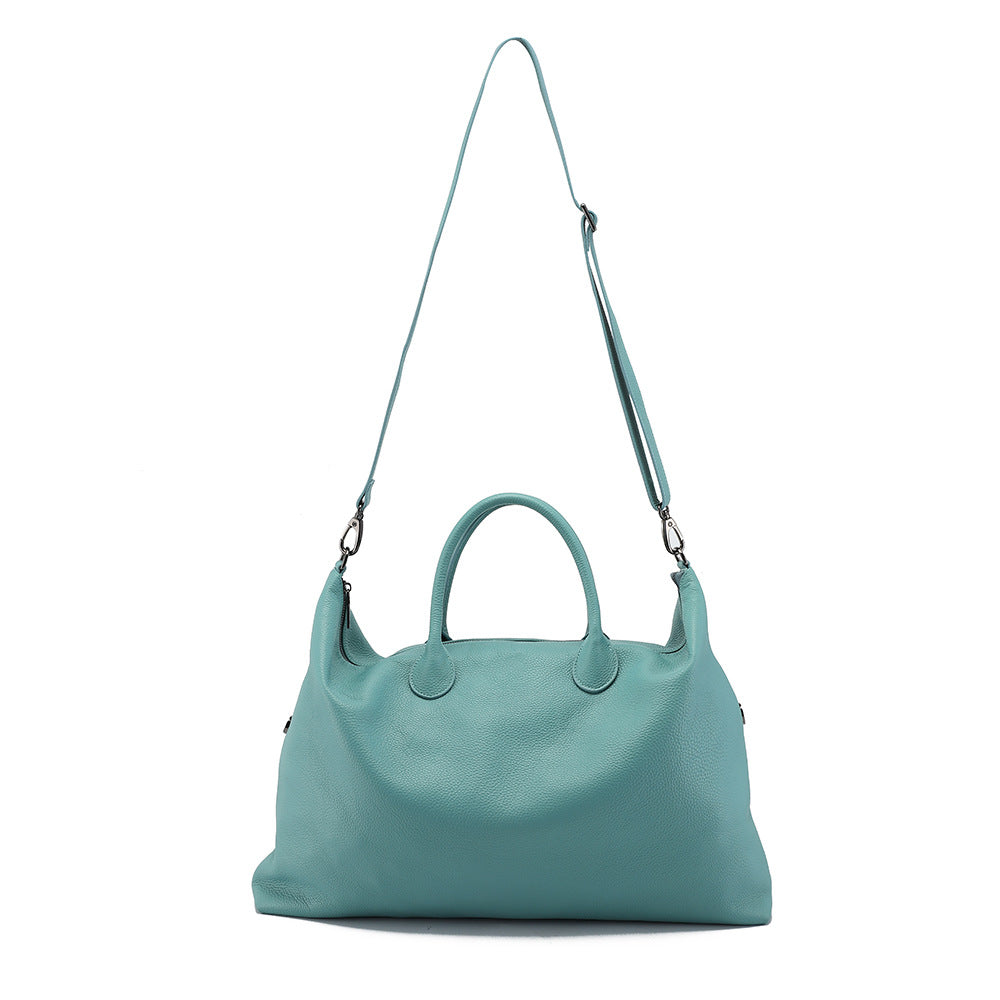 Women's Versatile Leather Large Capacity Cowhide Handbags