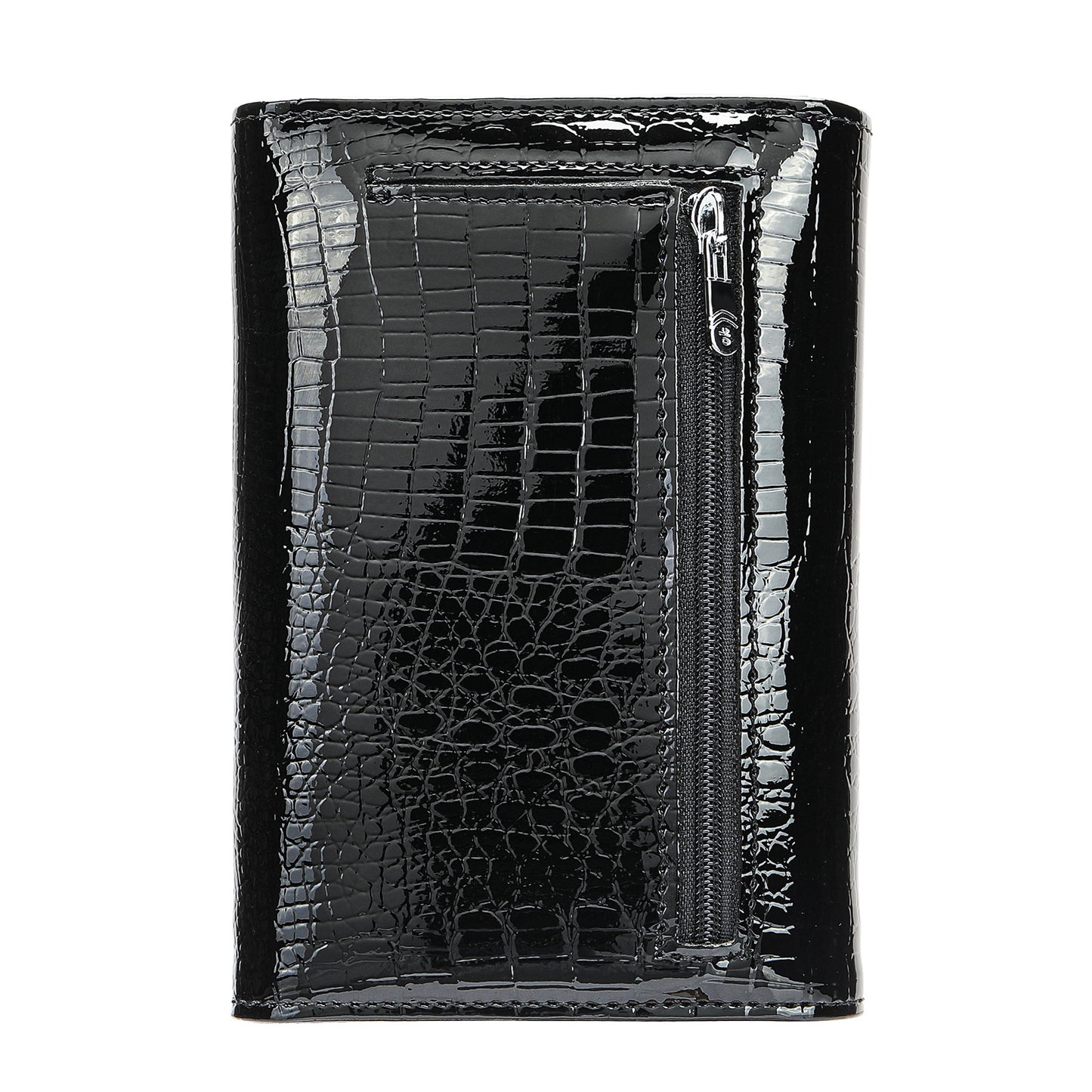 Women's Russian Leather Patent Multiple Slots Fashion Purses