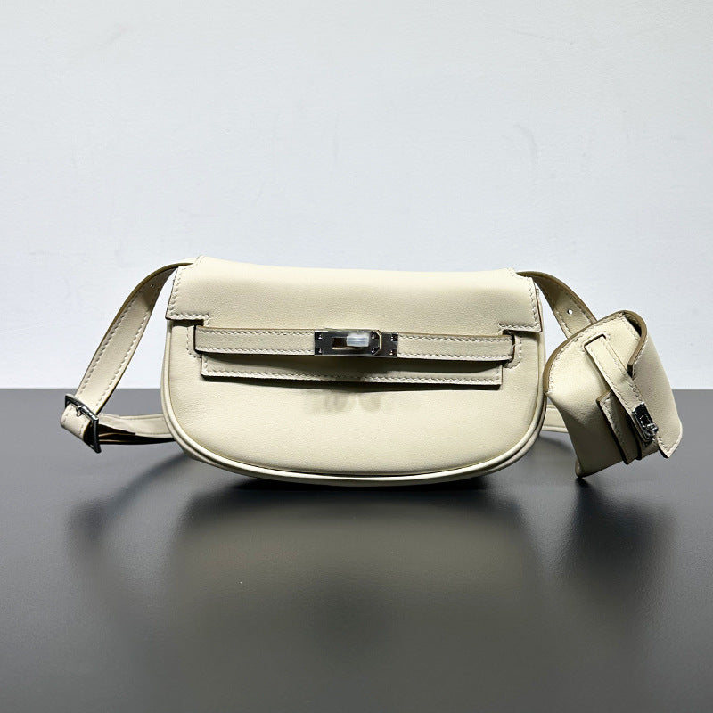 Women's First Layer Cowhide Kelly Leather Mini Bags