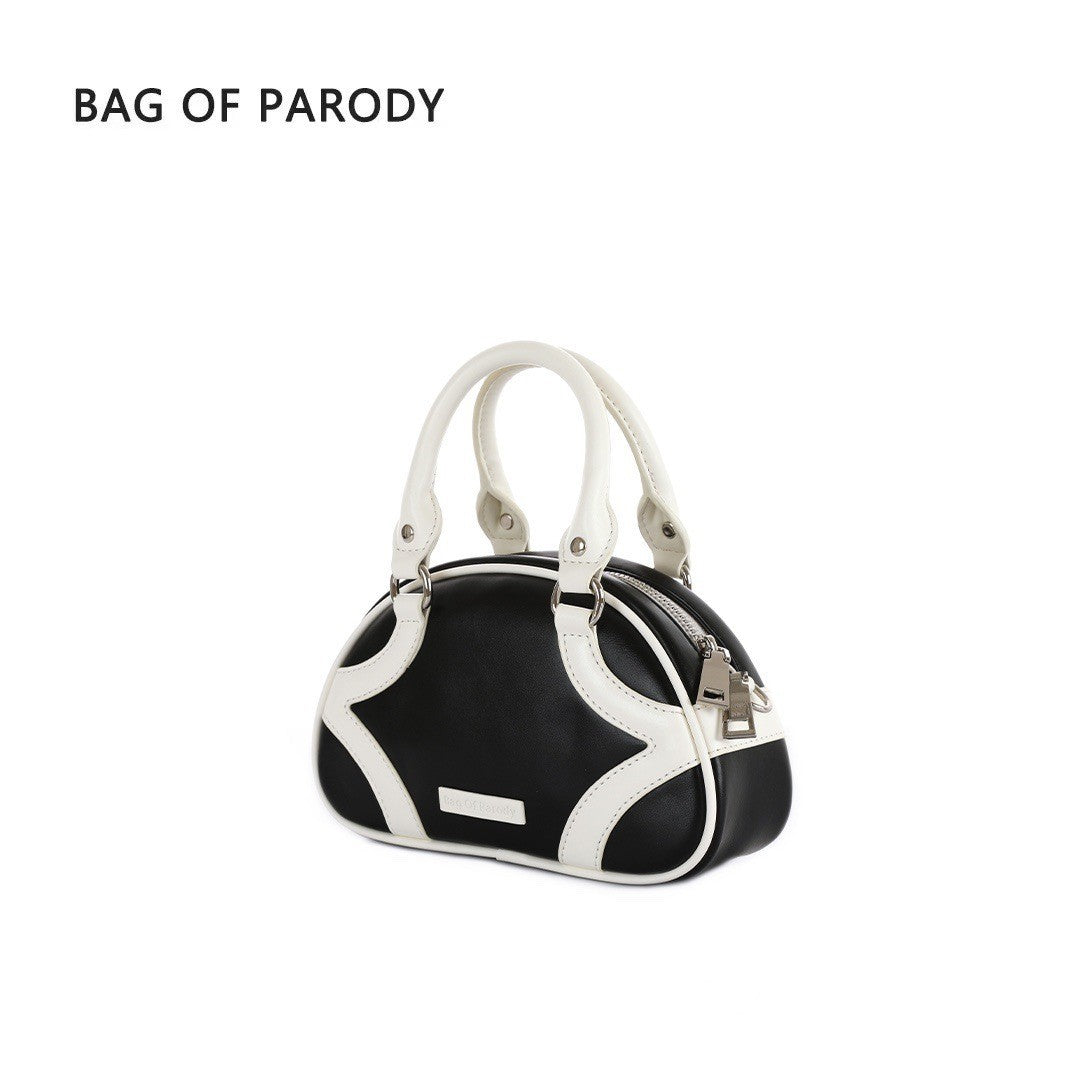 Women's Must Oping Retro High-grade Exquisite Bowling Handbags