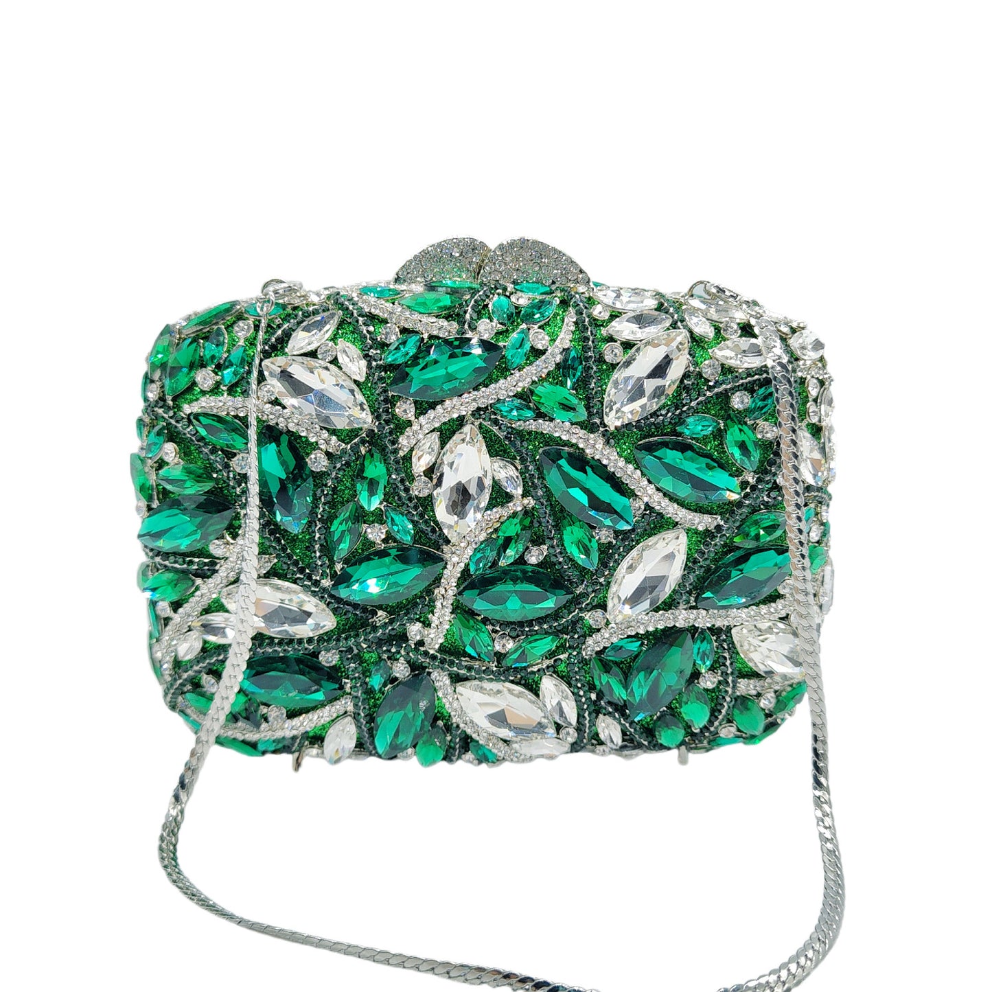 Women's Attractive Diamond Banquet Full Clutch Evening Bags