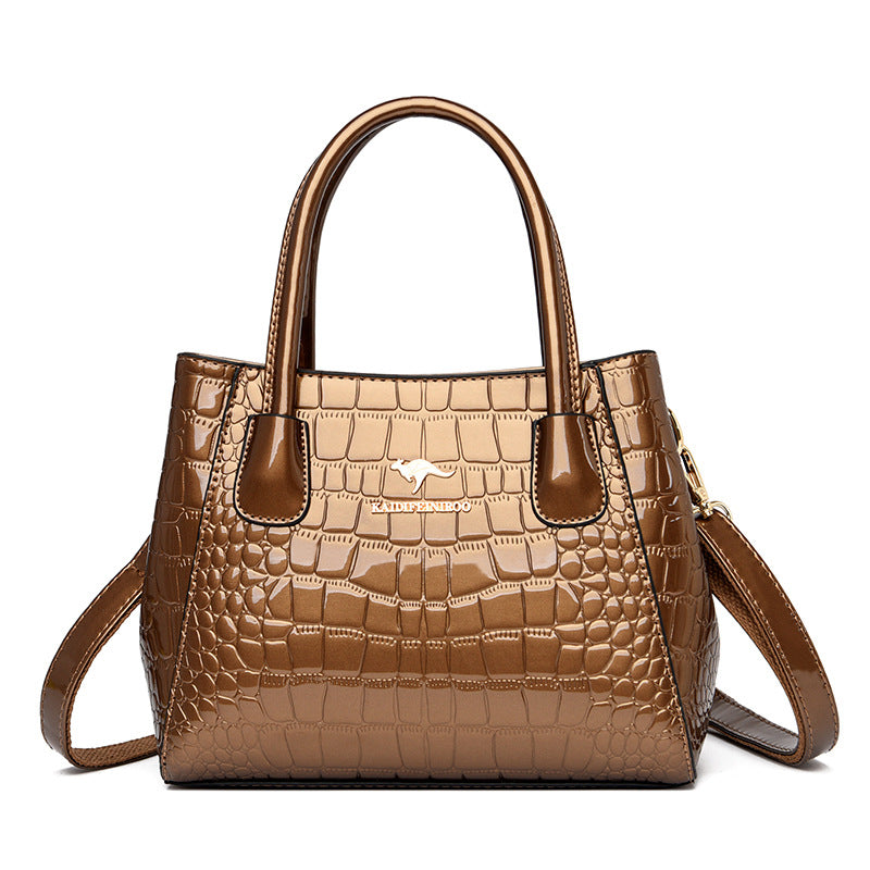 Women's Slouchy Creative Patent Leather Glossy Handbags
