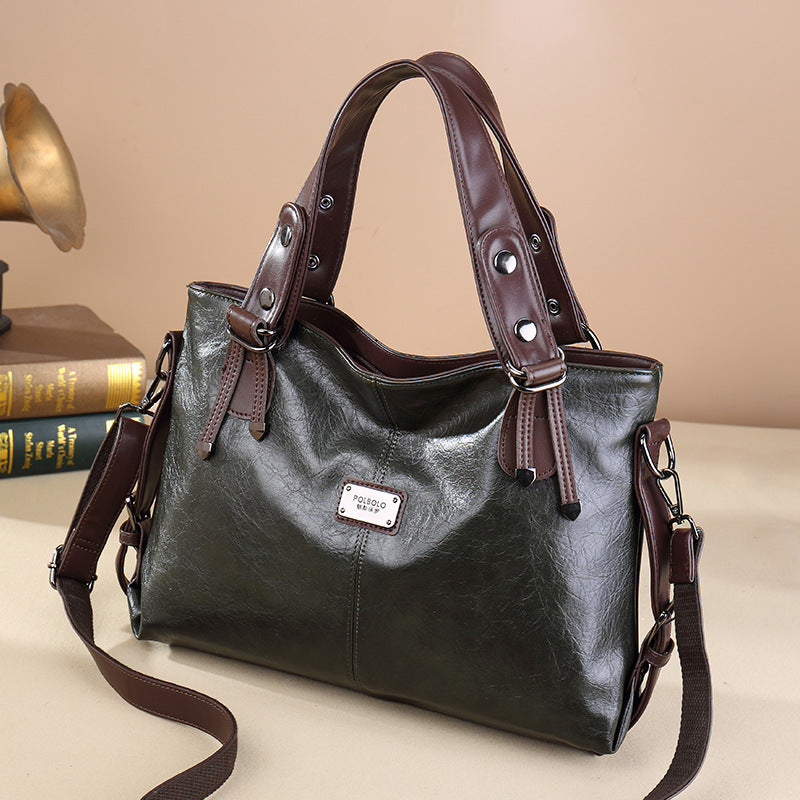 Women's Simple Large Capacity Retro Commuter Fashion Crossbody Bags