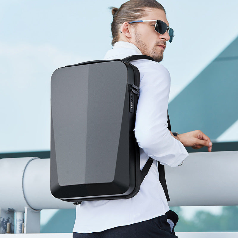 Men's Hard Shell Trendy Cool Computer Business Backpacks