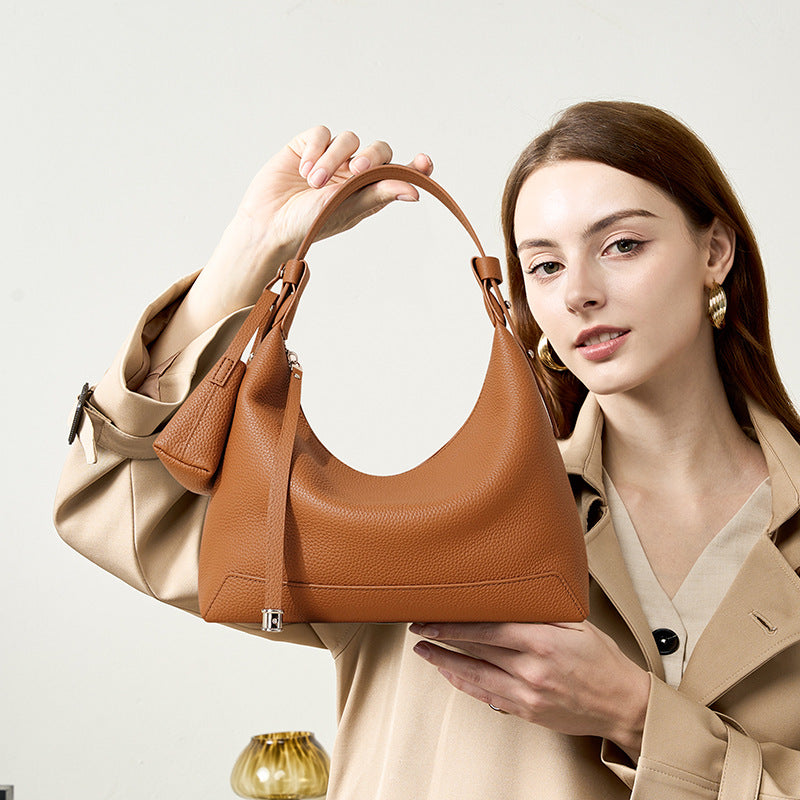 Women's Design Leather Versatile Large Capacity Shoulder Bags
