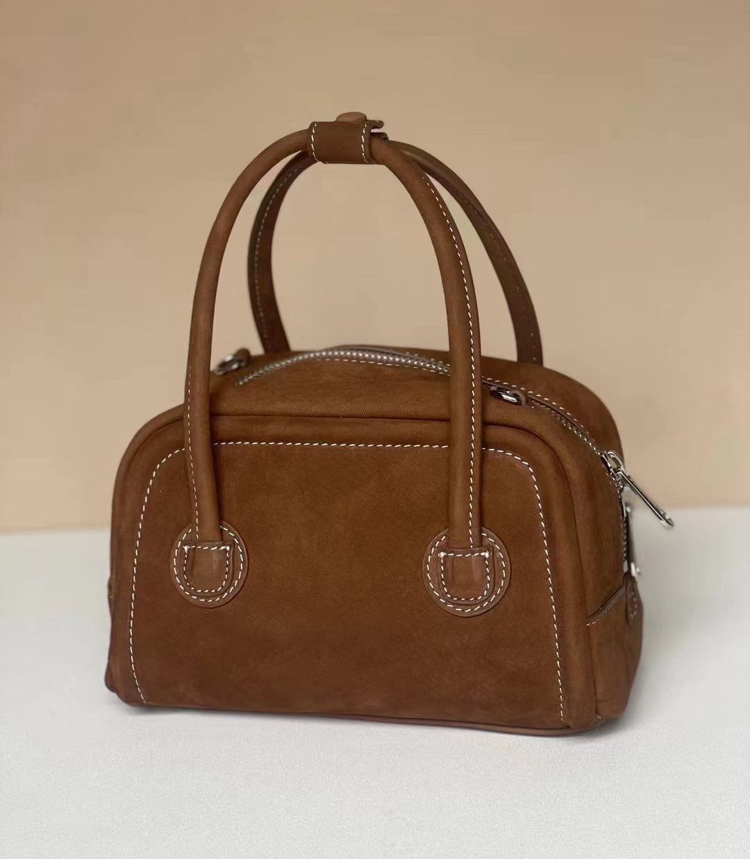 Women's Popular Fashion Genuine Leather Simple Handbags