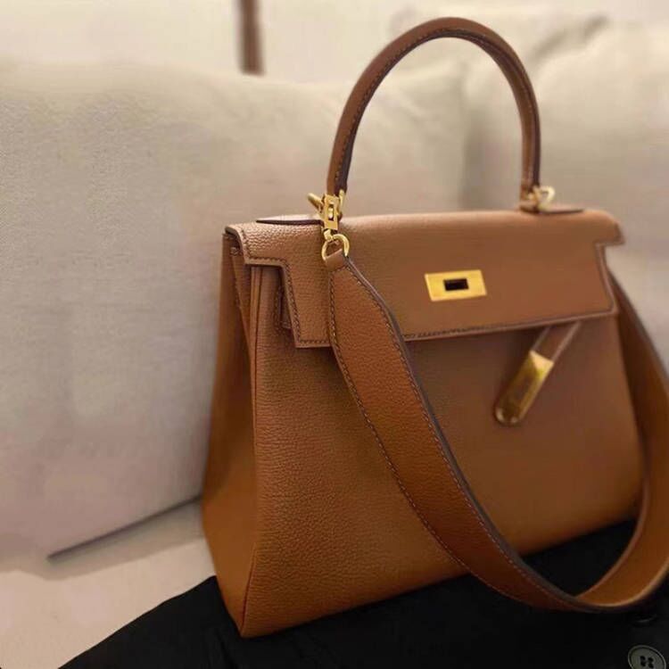 Women's Genuine Leather High-grade First Layer Cow Wide Strap Bags