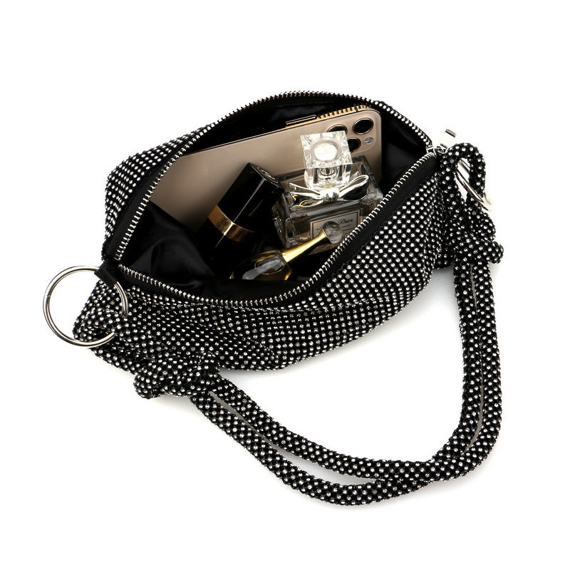 Full Diamond Dinner Tide Flash Knotted Evening Bags