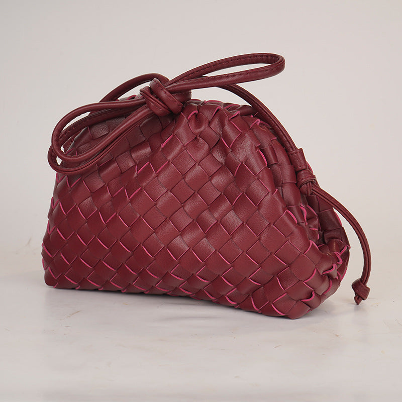 Women's Woven Cloud Korean Fashion Dumpling Underarm Crossbody Bags