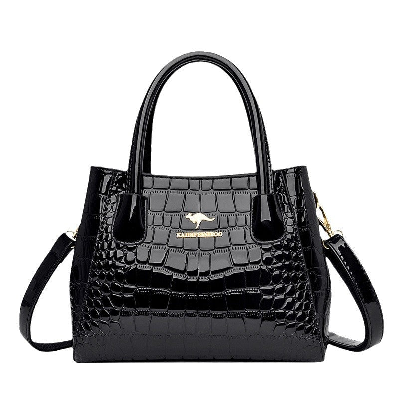 Women's Slouchy Creative Patent Leather Glossy Handbags
