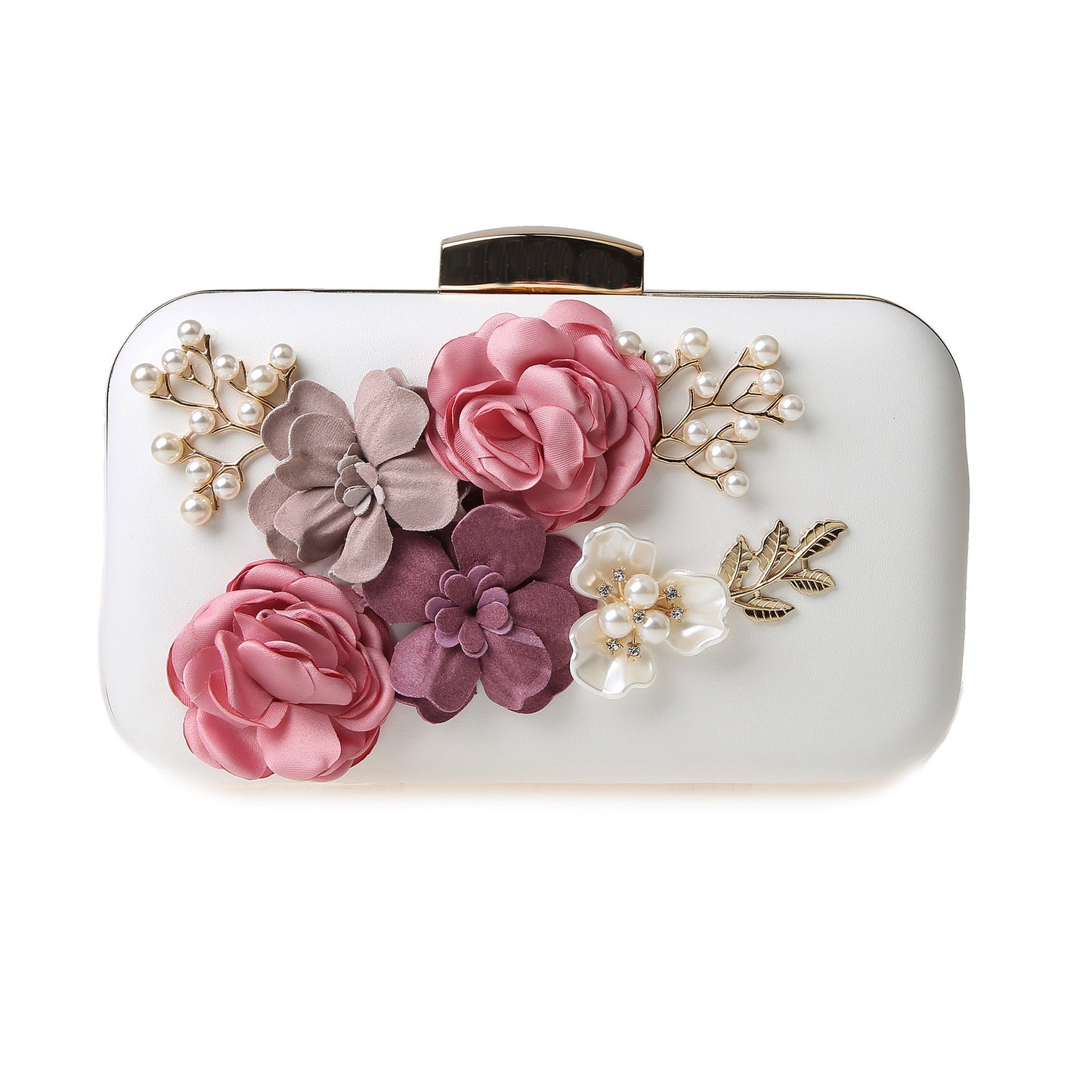 Support Korean Cute Flower Banquet Clutch Evening Bags