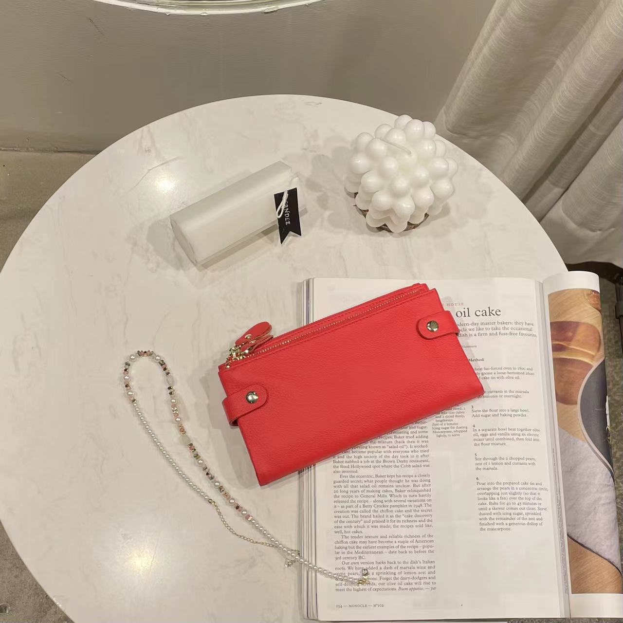 Women's Clutch Real Leather Long Soft Ladies Wallets