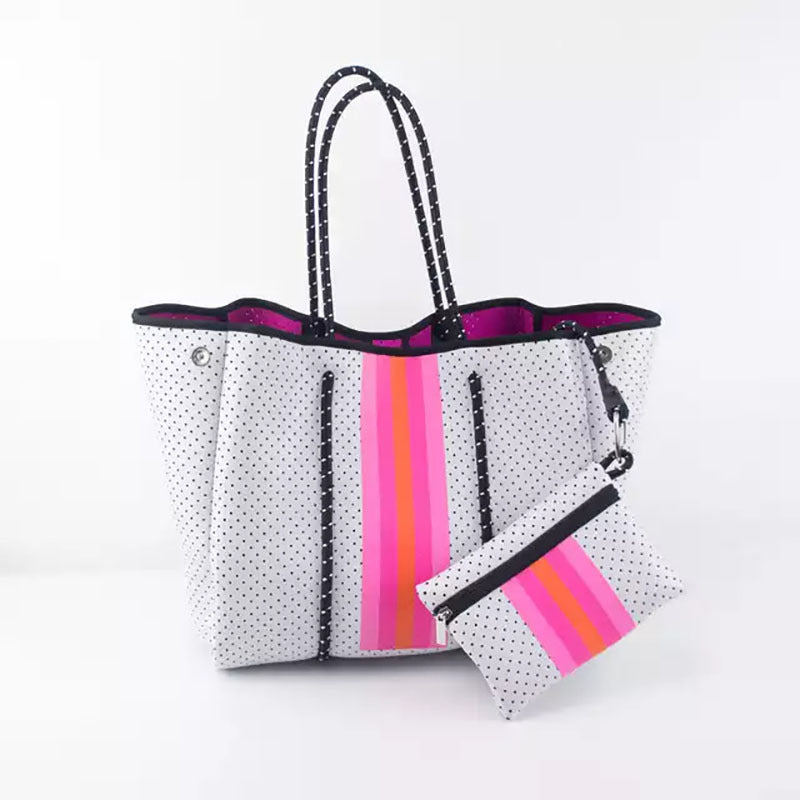 Neoprene Beach Printing Weekend Portable Seaside Handbags