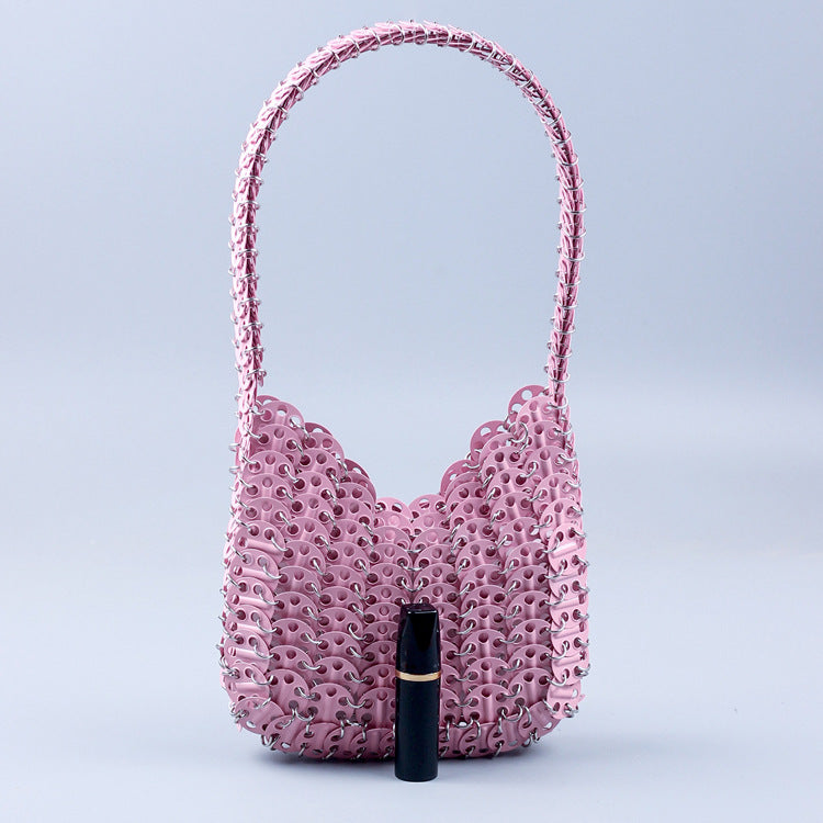 Women's Spray Paint Metal Sequins Handmade Handbags