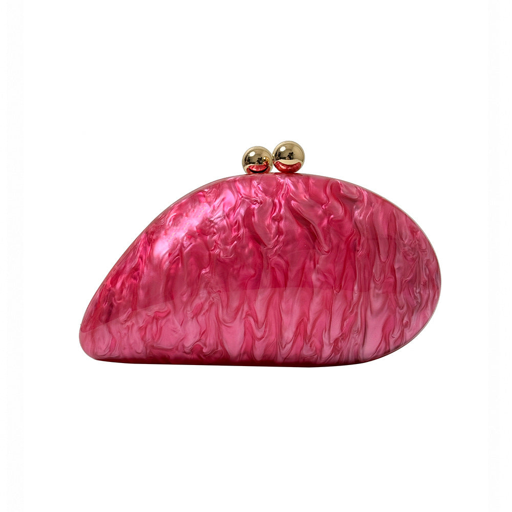 Women's Acrylic Wedding Banquet Clutch Chain Bags