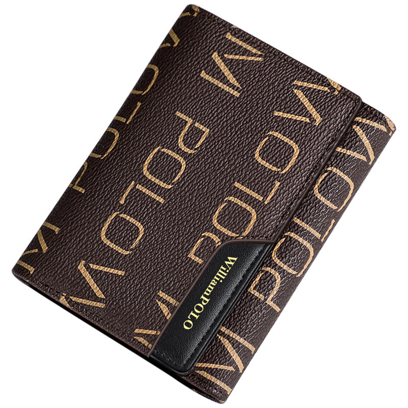 Women's Paul Short Cowhide First Layer Trifold Ladies Wallets