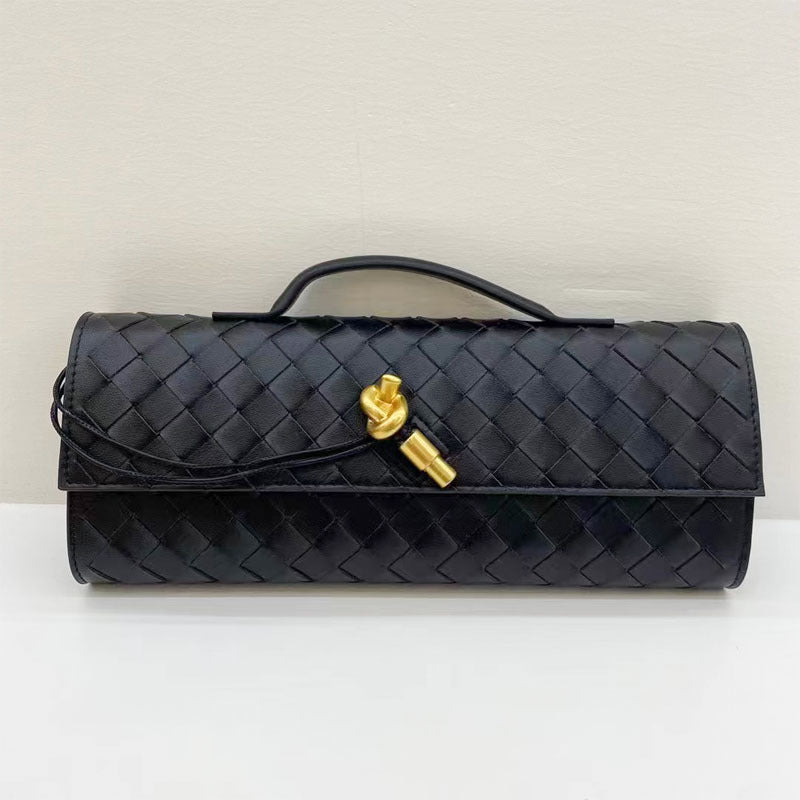 Women's Fashion Trendy Genuine Leather Hand-held Release Handbags