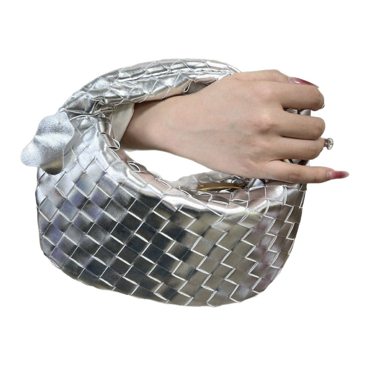 Women's Home Woven Underarm Leisure Versatile Dumpling Bags